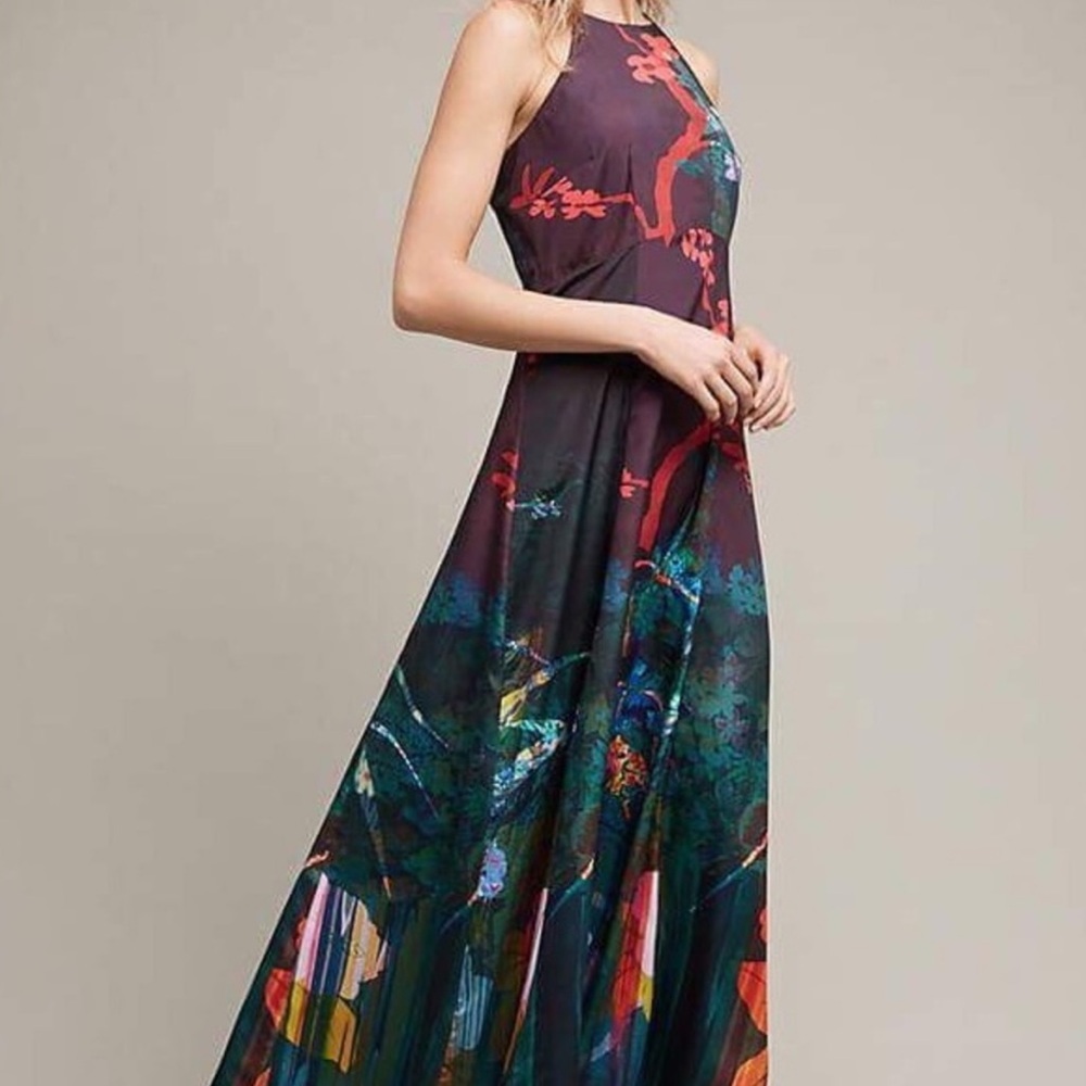 Anthropologie Moulinette Soeurs Candace Floral Maxi Dress